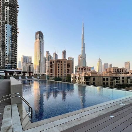 Silkhaus Design 1Bdr With Burj Khalifa View In New Tower Apartment Dubai Luaran gambar