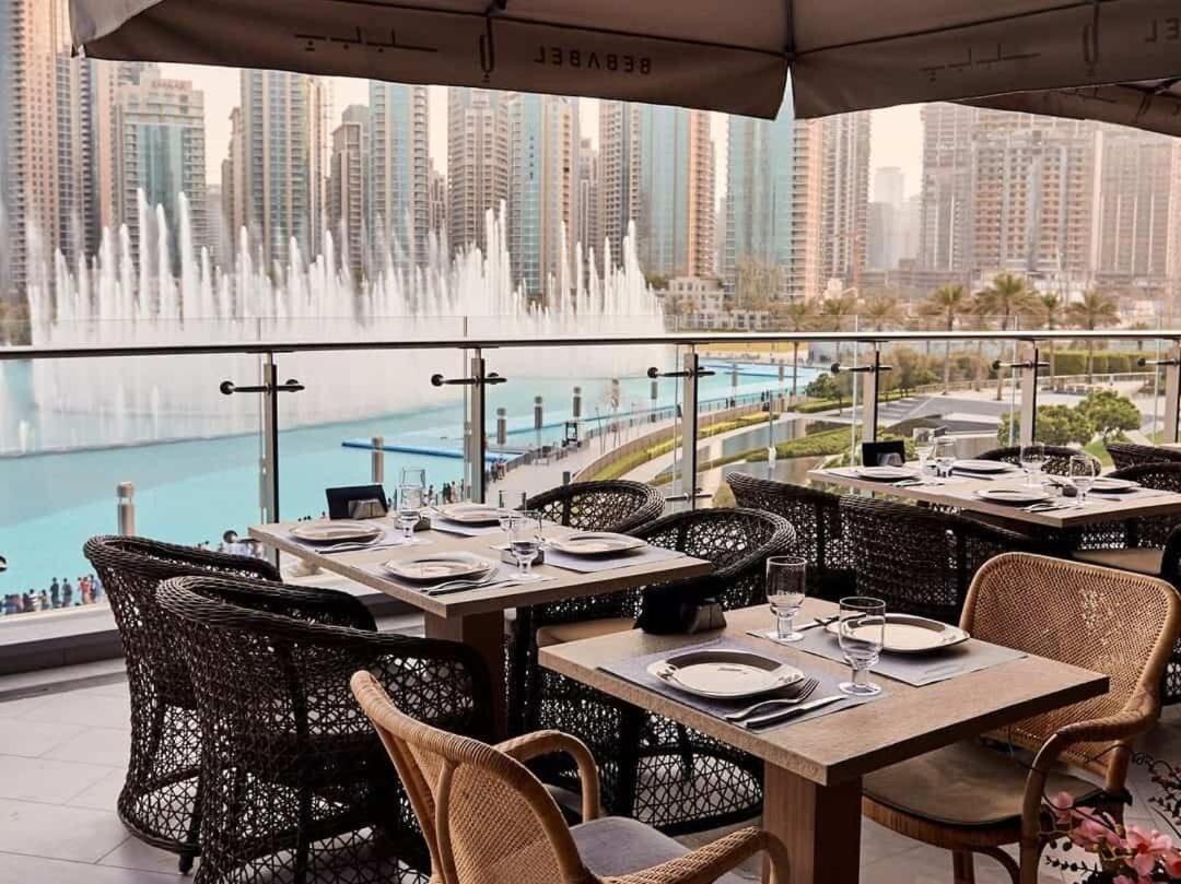 Silkhaus Design 1Bdr With Burj Khalifa View In New Tower Apartment Dubai Luaran gambar